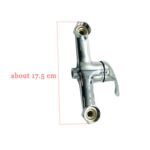 Mataas na Kalidad ng Zinc Body Wall-mounted Bathroom Bathtub Faucet Hot And Cold Hindi kinakalawang na asero Faucet