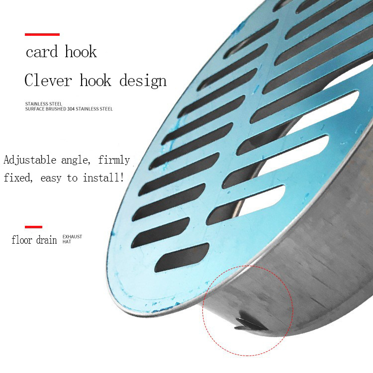 Xinzhijia-xunjia – Kualiti Tinggi 100mm 201 Keluli Tahan Karat Parit Lantai Linear Satah Bulat