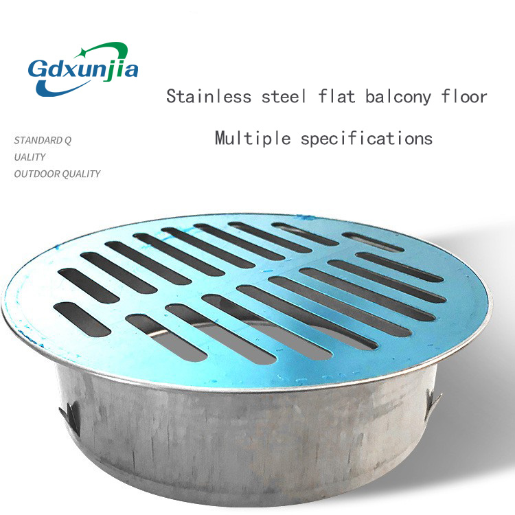 Xinzhijia-xunjia – Kualiti Tinggi 100mm 201 Keluli Tahan Karat Parit Lantai Linear Satah Bulat