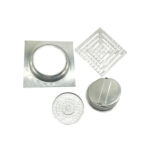 Xunjia/xinzhijia – 15 *15 Εκ 6 Mm Thick Palisade Pattern 201 Stainless Steel Kitchen Square Floor Drain with Large Common Odor Proof Core