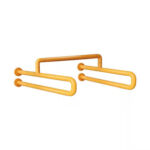 KJ-6060 Toilet Armrests – the Versatile Stainless Steel Plus ABS Bathroom Handrail