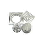 Xunjia/xinzhijia – 15 *15 Εκ 6 Mm Thick Palisade Pattern 201 Stainless Steel Kitchen Square Floor Drain with Large Common Odor Proof Core