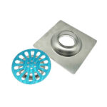 Xunjia/xinzhijia – 2ရေချိုးခန်းအတွက် မီလီမီတာ အထူ 15*15 စင်တီမီတာ စတုရန်းစတုရန်းမီတာ သံမဏိကြမ်းပြင် ရေမြောင်း