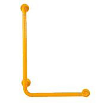 Corrimão em forma de L KJ-5070 – o corrimão de banheiro versátil em aço inoxidável e ABS