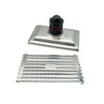 10*15cm 직사각형 빛 대나무 패턴 201 스테인레스 스틸 주방 샤워 욕실 플라스틱 마그네틱 서스펜션 코어 바닥 배수구