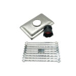 10*15cm 직사각형 빛 대나무 패턴 201 스테인레스 스틸 주방 샤워 욕실 플라스틱 마그네틱 서스펜션 코어 바닥 배수구