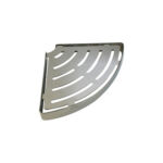 Stainless hlau double-layer xab npum tuav chav dej shelf