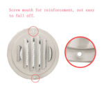 2023 Ventilasi Diffuser Udara Stainless Steel Bulat Kustom Baru Ventilasi Diffuser Dapur Kamar Mandi