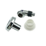Шұңжя/синжия – Electroplate Plastic Elbow Single Leakage Set for Washing Machine Hose Tube Connector