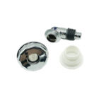 Шұңжя/синжия – Electroplate Plastic Elbow Single Leakage Set for Washing Machine Hose Tube Connector