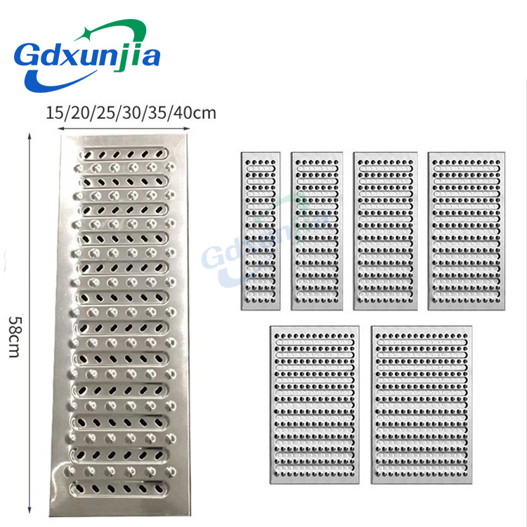 سنجیا/زنجیا – حسب ضرورت 1.2 ملی میٹر 201 سٹینلیس سٹیل کچن باتھ روم سپر مارکیٹ زیر زمین گیراج ٹرینچ فلور ڈرین سیور کور پلیٹ