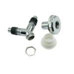 Шұңжя/синжия – Electroplate ABS Plastic Washing Machine Basin Plumbing Dual Push in Drain Connector Compacts Set