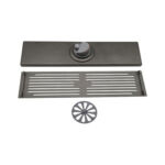 830 Gun Greystripe Single Small Inline Floor Drain