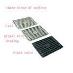 Жогорку сапаттагы заманбап 10*15см 3мм калың бамбук үлгүсү 201 Дат баспас болоттон жасалган пол дренаждары