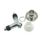 Шұңжя/синжия – Electroplate ABS Plastic Washing Machine Basin Plumbing Dual Push in Drain Connector Compacts Set