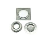 លក់ដាច់បំផុត Custom Round Deodorant Steel Floor Drain Sink Strainer Stainless Steel Floor Drain