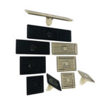 Malaza mainty sy poloney malaza 201 Trano fivoahana amin'ny gorodona vy tsy misy fofona miaraka amin'ny fonon'ny volotsangana vita amin'ny plastika