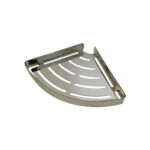 Stainless hlau double-layer xab npum tuav chav dej shelf