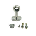 Xunjia/xinzhijia – 200mm Tall 201 Aço inoxidável 25 Mm Round Tube Base Double Approach Moves Flange Seat