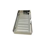 سٹینلیس سٹیل ڈبل لیئر صابن باکس باتھ روم شیلف