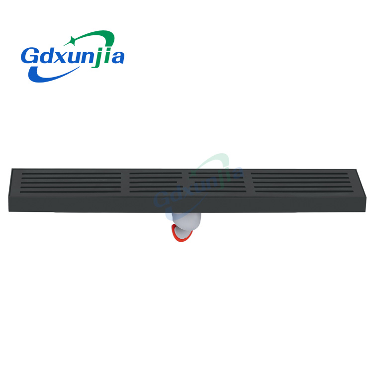 Scarico a pavimento a strisce per un drenaggio efficiente del bagno