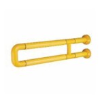 KJ-5090 सिंगल यू रीइनफोर्स – बहुमुखी स्टेनलेस स्टील प्लस एबीएस बाथरूम रेलिंग