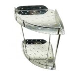 Xunjia/xinzhijia – Nem fúró ragasztófalra szerelt szögű acél zuhanyzó tartókeret rozsdamentes acél tároló állvány