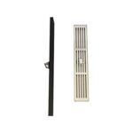 Scarico a pavimento a strisce per un drenaggio efficiente del bagno