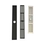 Scarico a pavimento a strisce per un drenaggio efficiente del bagno