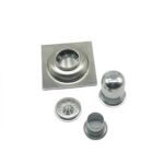 سنزیجیا/سنجیا – Bathroom 10*10cm 2mm Thick Square 304 Stainless Steel Floor Drain with Backflow Preventer Deep Water Seal Core