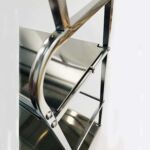 Xunjia/xinzhijia – Fácil de instalar 3 Capas De 30cm 201 Estante vertical del almacenamiento de los palillos de la especia de la cocina del acero inoxidable