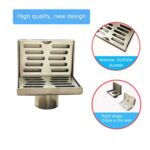 លក់ដុំតាមបំណង 2 ម ក្រាស់ SUS 304 L រាងអក្សរអ៊ីណុកជញ្ជាំងបំពង់បង្ហូរចូលជាន់