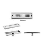 Xinzhijia/xunjia – Kualiti tinggi 304 Keluli Tahan Karat Dengan Penapis Deodoran Pancuran Keluli Tahan Karat Pancuran Pancuran Linear Parit Lantai