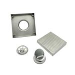 Xunjia/xinzhijia – Wholesale 2mm Thick The Invisible Tile Insert 304 Stainless Steel Square Floor Drain