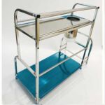 Xunjia/xinzhijia – Multifuncional Vertical Dos Capas 40cm 201 Estante de almacenamiento de botellas de salsa de cocina de acero inoxidable