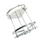 گرم فروخت وال ماونٹڈ پروڈکشن لائن 2 ٹائر SS201 /SS304 باتھ روم کچن ٹرائنگولر ٹینک ریک