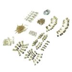 Xunjia / xinzhijia – مجموعة خطافات إطار الصورة شديدة التحمل للتعليق، مطلية بالنحاس المعدني 220 تعيين