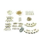 Xunjia / xinzhijia – مجموعة خطافات إطار الصورة شديدة التحمل للتعليق، مطلية بالنحاس المعدني 220 تعيين