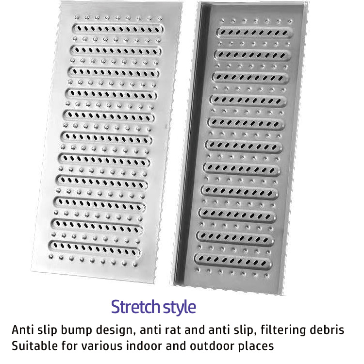 سنجیا/زنجیا – حسب ضرورت 1.2 ملی میٹر 201 سٹینلیس سٹیل کچن باتھ روم سپر مارکیٹ زیر زمین گیراج ٹرینچ فلور ڈرین سیور کور پلیٹ