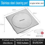 High-Quality Cleaning Ports :SUS304 Ports with Multiple Specifications