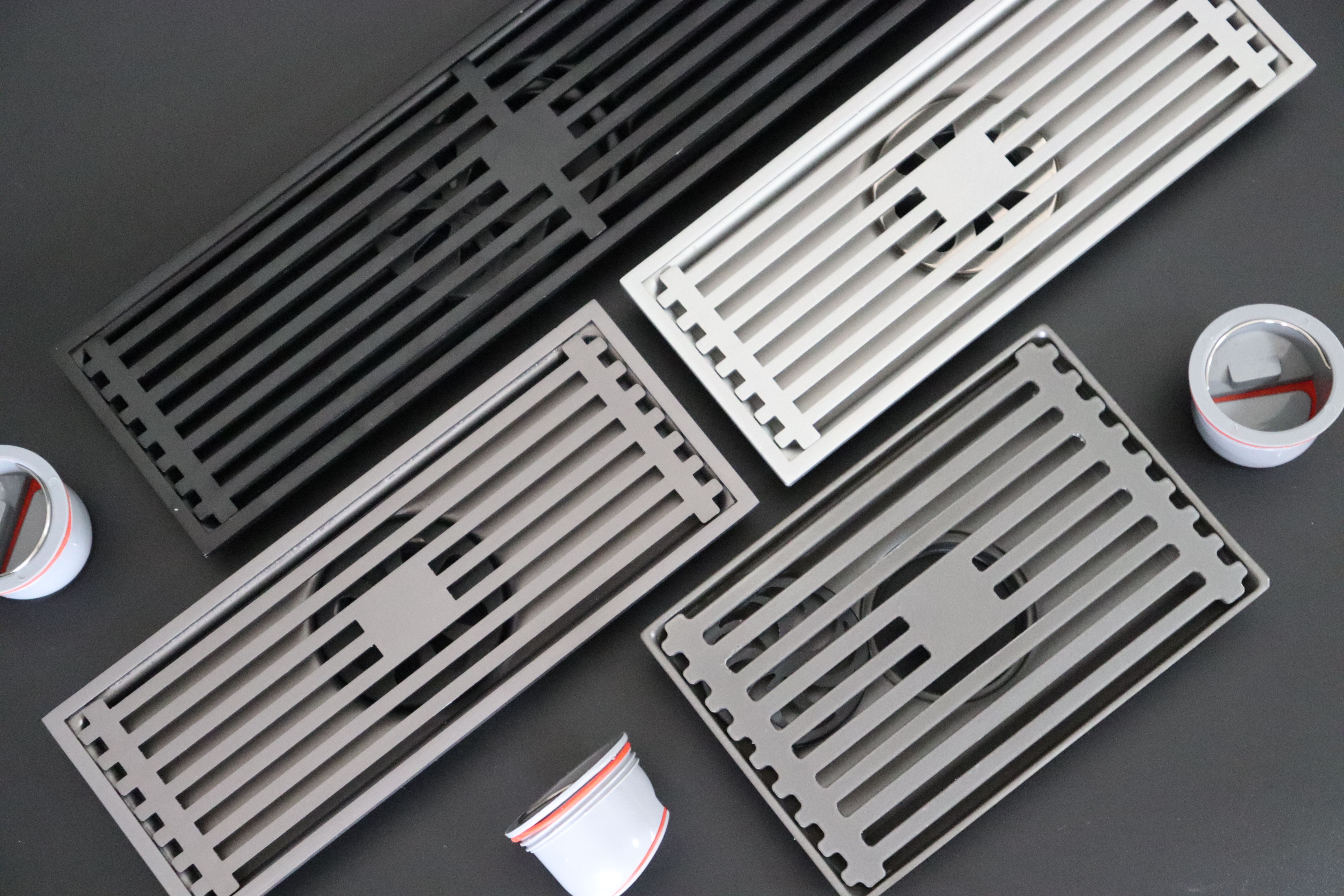 820/830 سیاہ, بندوق سرمئی, نکل صاف کی گئی موٹی لمبی منزل کی نالی