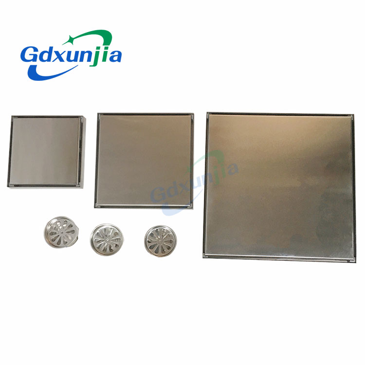 隱藏式地漏大排量不銹鋼隱形地漏浴室